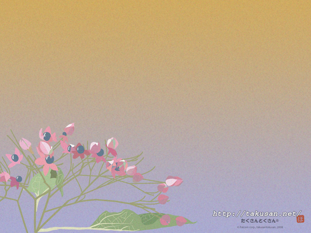 クサギの実の壁紙