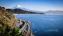 薩た峠から望む富士山